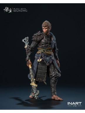 Figurine articulée de Wukong en armure de bronze 16 cm