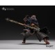 Figurine articulée de Wukong en armure de bronze 16 cm