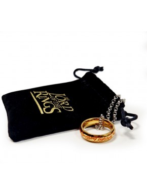 Anillo de acero El Señor de los Anillos con brillo en la oscuridad