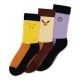 Chaussettes Pokémon avec Pikachu, Évoli et Gengar