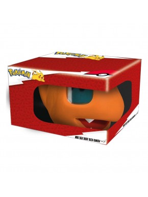 Tasse Pokémon Salamèche 3D en boîte