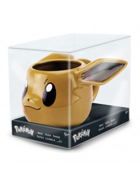 Tasse 3D Évoli Pokémon 385 ml