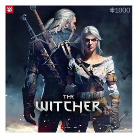 Puzzle The Witcher 1000 pièces avec Geralt et Ciri