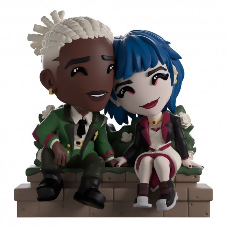 Figurines en vinyle Ekko et Powder 11 cm de Arcane