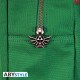 Sac à dos vert avec détails en cuir de The Legend of Zelda
