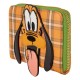 Carteira Disney Loungefly Pluto com estampado xadrez.