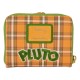 Carteira Disney Loungefly Pluto com estampado xadrez.