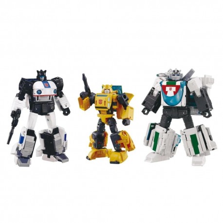 Set de figurines Transformers Bumblebee, Jazz et Wheeljack