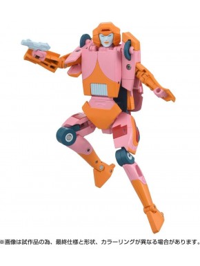 Figurine Transformers Arcee rose et orange