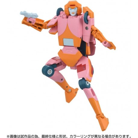 Figura de ação Transformers Arcee rosa e laranja