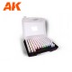 Maletín de 120 colores 3GEN AK-Interactive para wargames