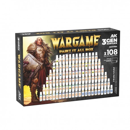 Coffret de peintures 3GEN Wargame Paint It All Box