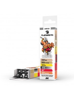 Set de marqueurs Playmarker Heroes par AK-Interactive