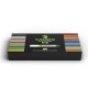 Coffret de marqueurs acryliques Playmarkers 34 couleurs boite ouverte.