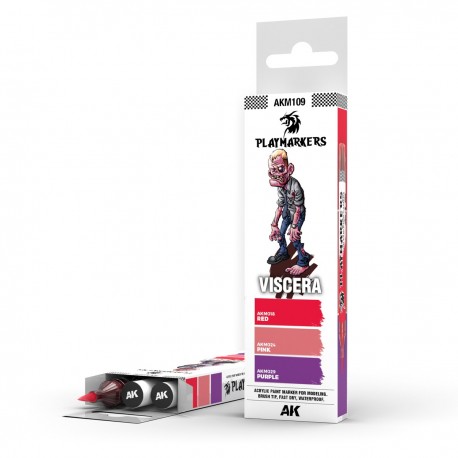 Conjunto de marcadores acrílicos Playmarkers Viscera