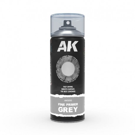 Apprêt Fin Gris en Spray AK-Interactive 400 ml
