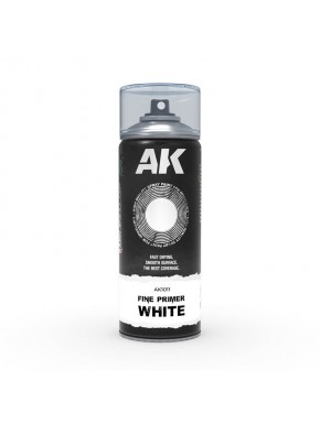 Bombe de spray apprêt fin blanc AK-Interactive