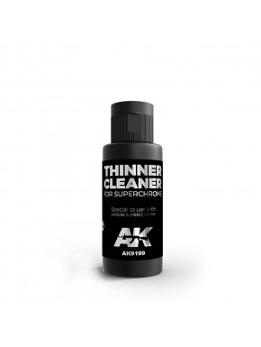 Diluant Nettoyant pour Super Chrome par AK-Interactive