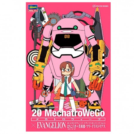 Figurine rose Mechatro We Go Evangelion Type-08
