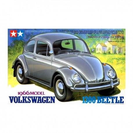 Maquette Volkswagen 1300 Beetle 1966 par Tamiya en bleu