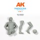 Figura de resina Maradona 90mm para pintar