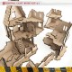Scénario de terrain MDF médiéval avec ruines