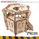 Décors SciFi Zone de Combat MDF pour wargames
