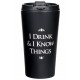 Caneca de viagem Game of Thrones I Drink & I Know Things
