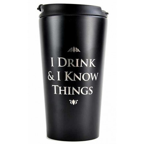 Mug de voyage Game of Thrones I Drink & I Know Things