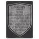 Plate Metal Nights Watch Game of Thrones