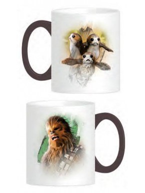 Taza Chewbacca y Porgs Star Wars