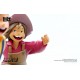 Statue de Tom Sawyer et amis sur base verte