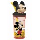 Vaso con tapa y pajita Mickey Mouse 3D