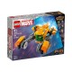 Ensemble LEGO du vaisseau de Bébé Rocket de Marvel.