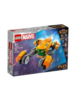 Ensemble LEGO du vaisseau de Bébé Rocket de Marvel.