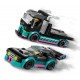 Set LEGO City voiture et camion transporteur