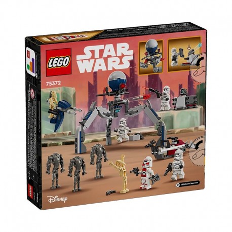 Figurines LEGO Star Wars soldats clones et droïdes
