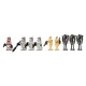 Figurines LEGO Star Wars soldats clones et droïdes