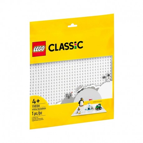 Plaque de Base Blanche LEGO Classic 11026 - 32x32 tenons