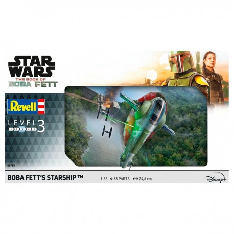 Kit de nave estelar de Boba Fett de Revell a escala 1/88