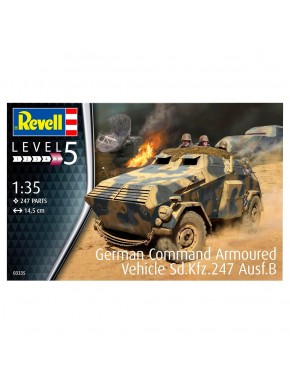 Kit Véhicule de Commandement Blindé Allemand Sd. Kfz. 247 Ausf. B 1/35 Revell