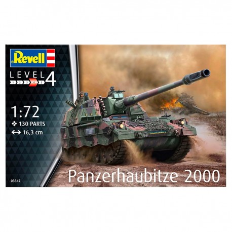 Kit de montaje Panzerhaubitze 2000 escala 1/72 Revell
