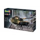 Kit de modelo Revell M1A1 AIM(SA) M1A2 Abrams escala 1/72