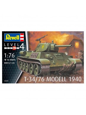 Maquette du char T-34/76 échelle 1/76 par Revell
