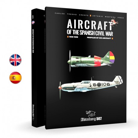 Livre Avions Guerre Civile Espagnole avec profils d'avions