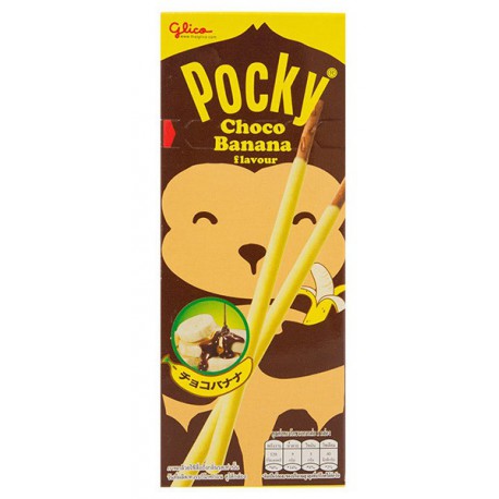 Pocky Snack Sabor Plátano y Chocolate