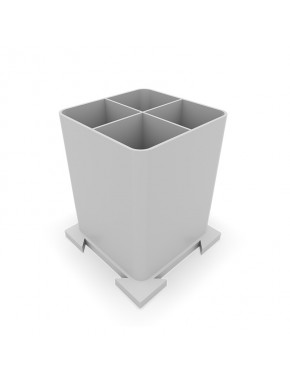 Support Petits Outils ZEP Ms105 gris avec 4 compartiments
