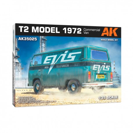 Modèle T2 1972 Commercial Van AK-Interactive