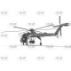 Modèle d'hélicoptère Sikorsky CH-54A avec bombe M-121