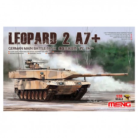 Maquette char Leopard 2A7+ échelle 1/35 Meng